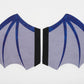 Mssmile Little Girls Cartoon Costume Little Girl Blue Skirt Set Hair Band+Wing Halloween Cosplay Outfit (Blue, 110Cm/4-5Y)