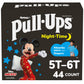 Pull-Ups Boys' Night-Time Potty Training Pants, Size 5T-6T Overnight Training Underwear (46-60 Lbs), 44 Ct
