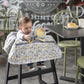 Boppy Shopping Cart And High Chair Cover, Sunshine Yellow And Gray Chevron With Changeable Slideline Sun Book Toy, Plush Comfort