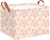 CLOCOR Rectangular Easter Bunny Basket - Easter Egg Storage Bin, Gift Basket, Toy Organizer & Room Decor