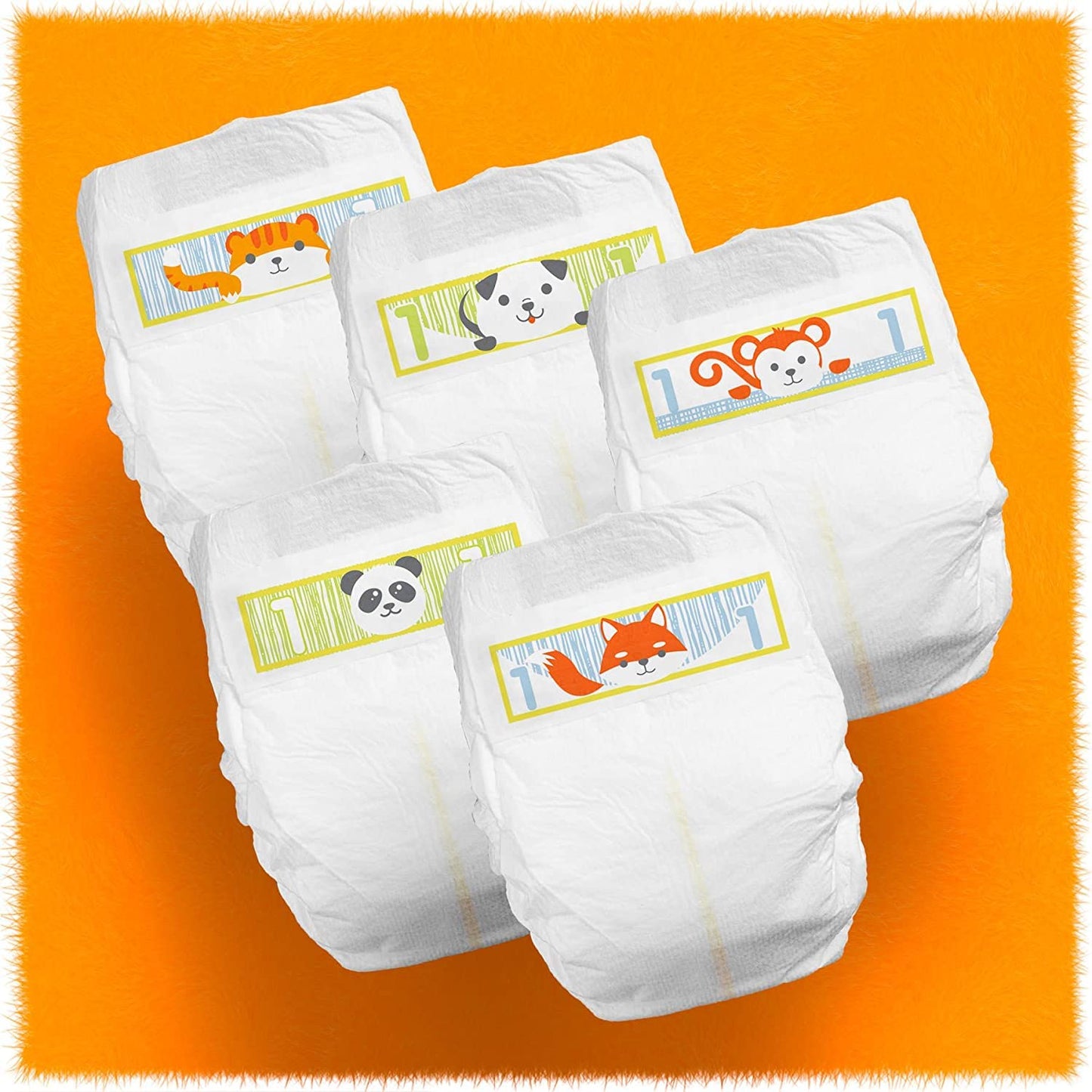 Cuties | Skin Smart, Absorbent & Hypoallergenic Diapers With Flexible & Secure Tabs | Size 1 | 176 Count