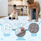 Hexagon Baby Play Mat 59X48 Inches: Thick & Soft 6 Panel Playpen Mattress For Babies Toddlers Infant - Non-Slip Silicon Dot Craw