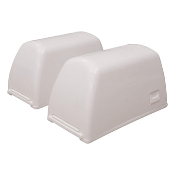 Dreambaby Dual Fit Outlet Cover Box - Baby Safety Outlet Cover for Standard & Decora Plugs - Child Proof Electrical Outlet Plugs