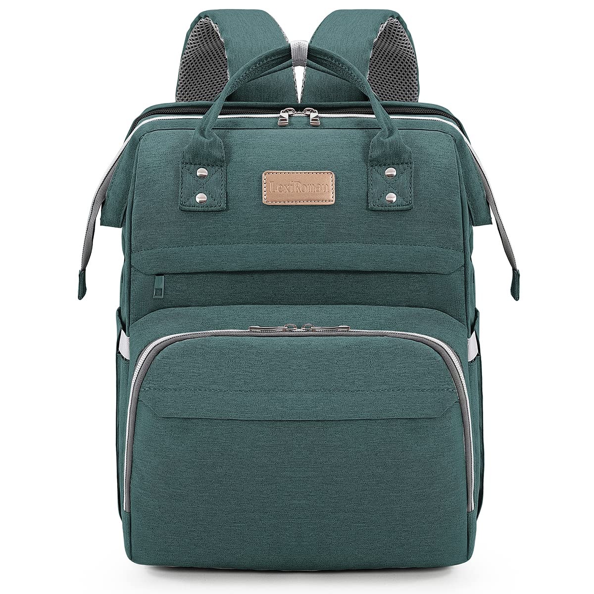 Lexiroman Diaper Bag Backpack, Multifunction Travel Back Pack Maternity Baby Changing Bags, Large Capacity, Waterproof And Styli