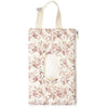 Cosblank 1 Pcs Quilted Diaper and Wipes Pouch Portable Hanging Floral Wet Wipe Bag Diaper Bag Reusable Wipes Pouch for for Strol