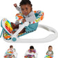 Fisher-Price Baby Portable Chair Deluxe Kick & Play Sit-Me-Up Floor Seat with Piano Learning Toy & Snack Tray for Infants to Tod