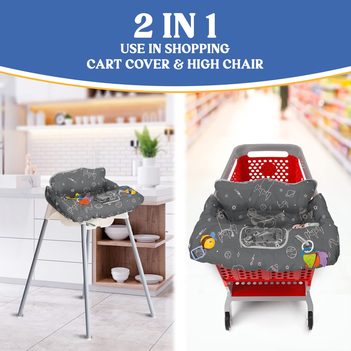 Shopping Cart Cover For Baby Pillani, Baby Registry Items, High Chair Cover For Restaurant Seat, Grocery Cart Cover For Baby Gir