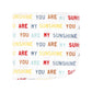 Hudson Baby Unisex Baby Flannel Cotton Washcloths, My Sunshine 10 Pack, One Size