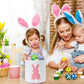 Xinblueco Baseball Easter Bunny Baskets Eggs Bags With Baseball Printing Halloween Trick Or Treat Bags Baseball Easter Bunny Bas