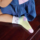 Rative Non Skid Anti Slip Cotton Dress Crew Socks With Grips For Baby Infant Toddler Kids Girls (1-3T, 12-Pairs/Rg-820726)