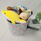 Maizmz Storage Bins Toys Box Kids Hamper Laundry Gift Basket Canvas Collapsible Organizer Bin For Home/Dorm/Kitchen/Pet/Office/C