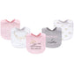 Little Treasure Unisex Baby Cotton Bibs, Princess, One Size