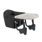Chicco FastLock Go Hook-On High Chair with Carry Bag, Portable High Chair for Babies and Toddlers, Sets up in Seconds | Black/Bl