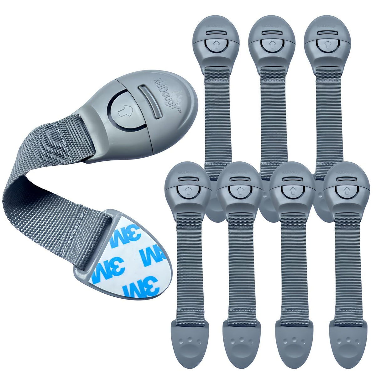 Kiddough Furniture Safety Locks For Kids, Child Safety Locks For Drawers, Cabinets, Fridge, Cupboard Lock, Baby Proofing Product