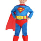 Boy's Toddler DC Comics Classic Superman Costume with Cape, Jumpsuit, Boot Covers, Briefs & Belt - Officially Licensed 18MO