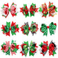 Himine 9Pcs Halloween Christmas Cartoon Bowknot Hairpin Accessories For Girls (Christmas)