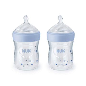 NUK Simply Natural Baby Bottles, 5 Oz, 2 Pack