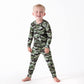 Gerber Unisex Baby Toddler Buttery Soft 2-Piece Snug Fit Pajamas With Viscose Made From Eucalyptus, Camo, 2T