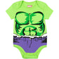 Marvel Baby Boys' 5 Pack Bodysuits - The Hulk, Spiderman, Iron Man And Captain America Multi 3-6 Months