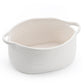 Cute Woven Storage Basket With Handle, Container For Gifts Empty, Decorative Organizer Bins Box For Pet Dog Toys Baby Essentials
