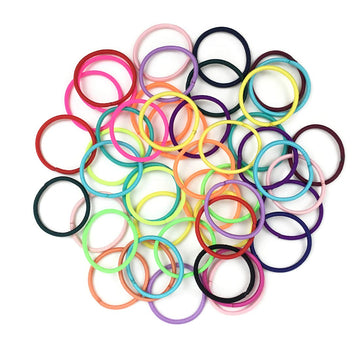 Joyeah Baby Hair Ties For Girls 200 Pieces Multicolor Small Hair Elastics No Crease Ponytail Holder For Baby Girls Infants Toddl