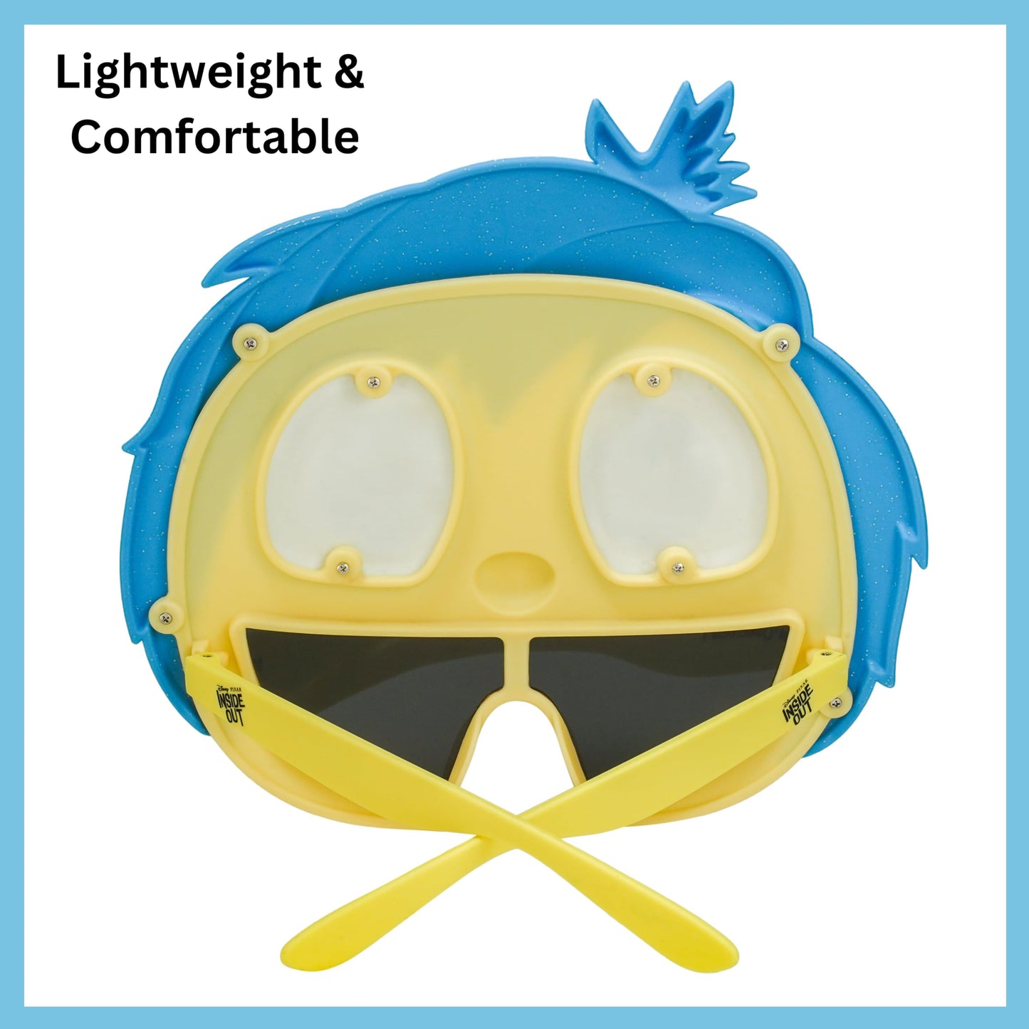 Sun-Staches Inside Out Joy Party Favors Costume Sunglasses | Uv400, Protected Lenses, One Size Fits Most