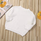 Afunbaby Baby Girl Boy Knit Sweater Blouse Pullover Sweatshirt Warm Crewneck Long Sleeve Tops For Infant Toddler (4-5T,A-White)