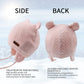 Bamery Baby Crochet Hat Infant Cute Bear Ear Beanie Toddler Boys Girls Earflap Hats For Fall Winter Warm Cap (Bear Pink, 0-6M)