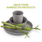 Weesprout Bamboo Plates (Pink, Green, Gray, & Beige, Without Lids)