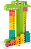 Fisher-Price Preschool Learning Toy Adding Alligator Counting Activity with 10 Stacking Blocks for Kids Ages 3+ Years