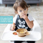 Bumkins Disney Baby Bowl, Silicone Feeding Set With Suction For Baby And Toddler, Includes Spoon, First Feeding Set, Essentials