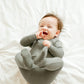Vaenait Baby Toddler Boys Girls Solid Footie Pajama Cozy Modal Khaki 12M