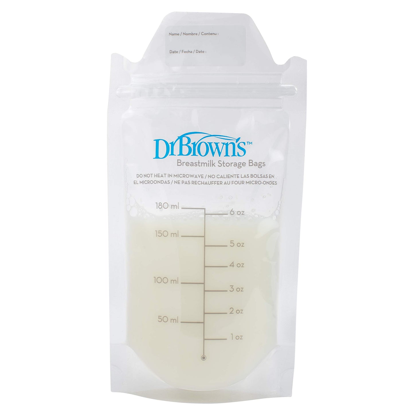 Dr. Brown'S Breastmilk Storage Bags For Freezing And Storing - 100Ct