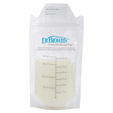 Dr. Brown'S Breastmilk Storage Bags For Freezing And Storing - 100Ct