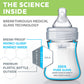 Chicco Duo 5Oz. Hybrid Baby Bottle With Invinci-Glass Inside And Plastic Outside | Dishwasher, Bottle Warmer, And Electric Steri