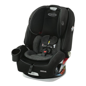 Graco Grows4Me 4-In-1 Car Seat, Convertible Infant To Toddler Car Seat And Booster, West Point Design, For 10 Years Of Safe, Com