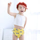 Toddler Potty Training Pants 4 Pack,Cotton Training Underwear Size 2T,3T,4T,Waterproof Underwear For Kids Yellow 2T