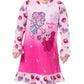 Sesame Street Girls Twinkle Out Elmo Abby Cadabby Sleep Pajama Dress Nightgown, Pink, 3T