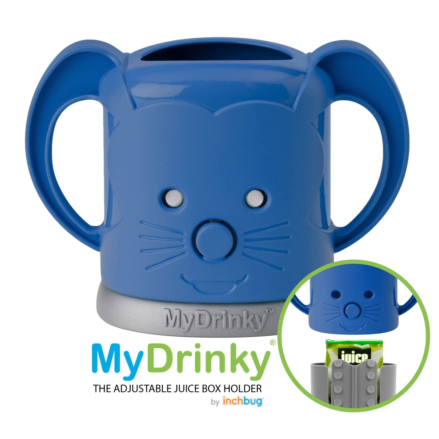 Inchbug Mydrinky Pouch Holder No Squeeze, Reusable Drink Holder For Kids, Toddler And Babies | Bpa-Free & Squeeze-Proof Cup Hold