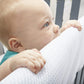 BreathableBaby Breathable Mesh RailGuard Teething Cover - White - 51    Long Panel (1) - Fits Most Full-Size and Does Not Fit Mi