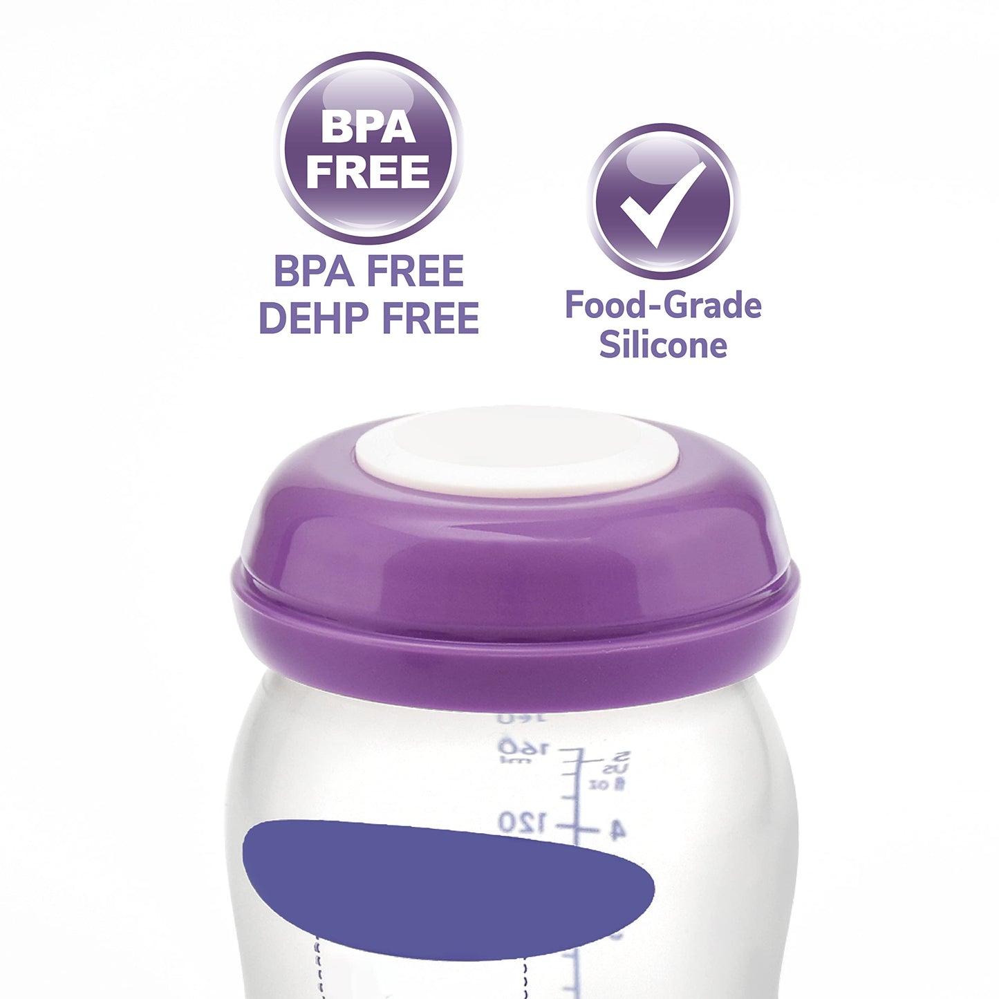 Maymom Bottle Top/Rewritable Sealing Disk Compatible with Lansinoh Momma Breastfeeding Bottles Not Original Lansino Bottles, Lan