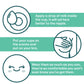 Koala Babycare The Original Silver Nursing Cups - Nipple Shields for Breastfeeding Newborn - Breastfeeding Essentials - Protect