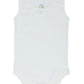 Cbobaby Sleeveless Bodysuits For All Ages (White, 7)