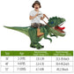 One Casa Inflatable Costume Dinosaur Riding T Rex Air Blow Up Funny Party Halloween Costume For Kids (7-10 Yrs)
