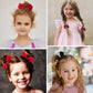 Lmymhmlm 18Pcs Red Hair Bows For Girls,Baby Girls,Toddler Girls And Teen Girls.Alligator Hair Clips,Hair Barrettes,Hair Ties,Sna