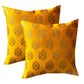 Pinkparrot dopian Silk Multi Colour Cushion 18x18 inch Set of 2 pcCC 10