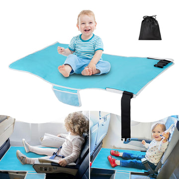 Toddler Airplane Bed, Kids Seat Extender Travel Bed, Safe Baby Plane Essentials, Portable Long Trip Flyaway Kid Seats Footrest,