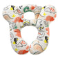 Deezomo Baby Travel Pillow,Soft And Skin Friendly Kids Cushion For Car Seat - Newborn Pillow For Pushchair,Car Seat,Travel (Red