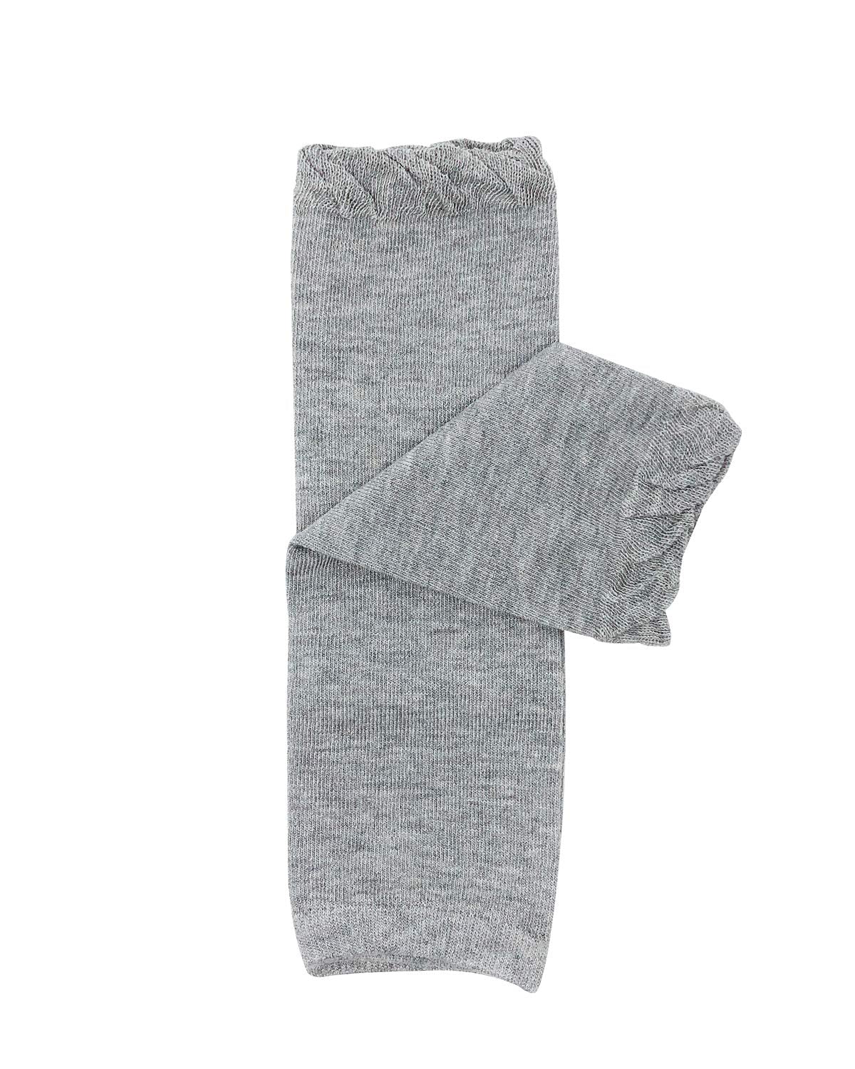 Allydrew Pastel Baby Leg Warmer & Pastel Toddler Leg Warmer For Boys & Girls, Solid Gray