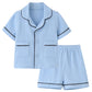 Biniduckling Baby Pajamas Summer Short Pjs For Toddler Girls Boys 3T Blue